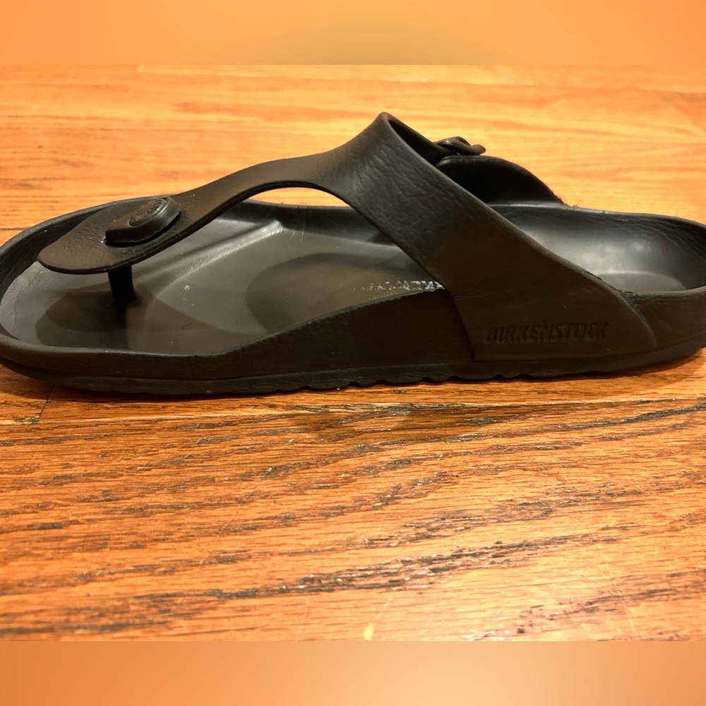 Birkenstock Gizeh Black Thong Sandals Size 39 (US 8) Women’s - Picture 3 of 7